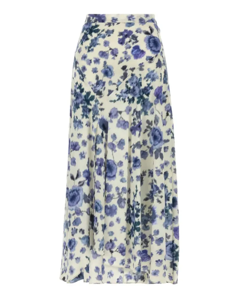 Isabel Marant Sakura floral-print maxi skirt - Nude Nude