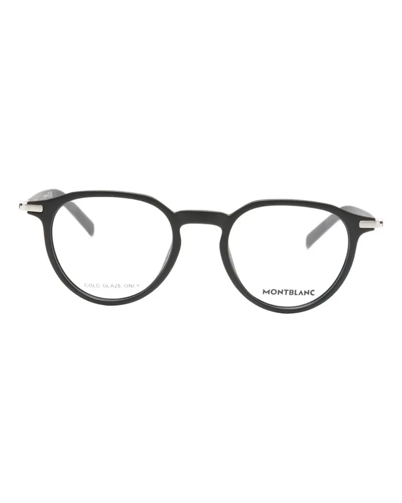 Montblanc geometric-frame glasses - Schwarz Schwarz