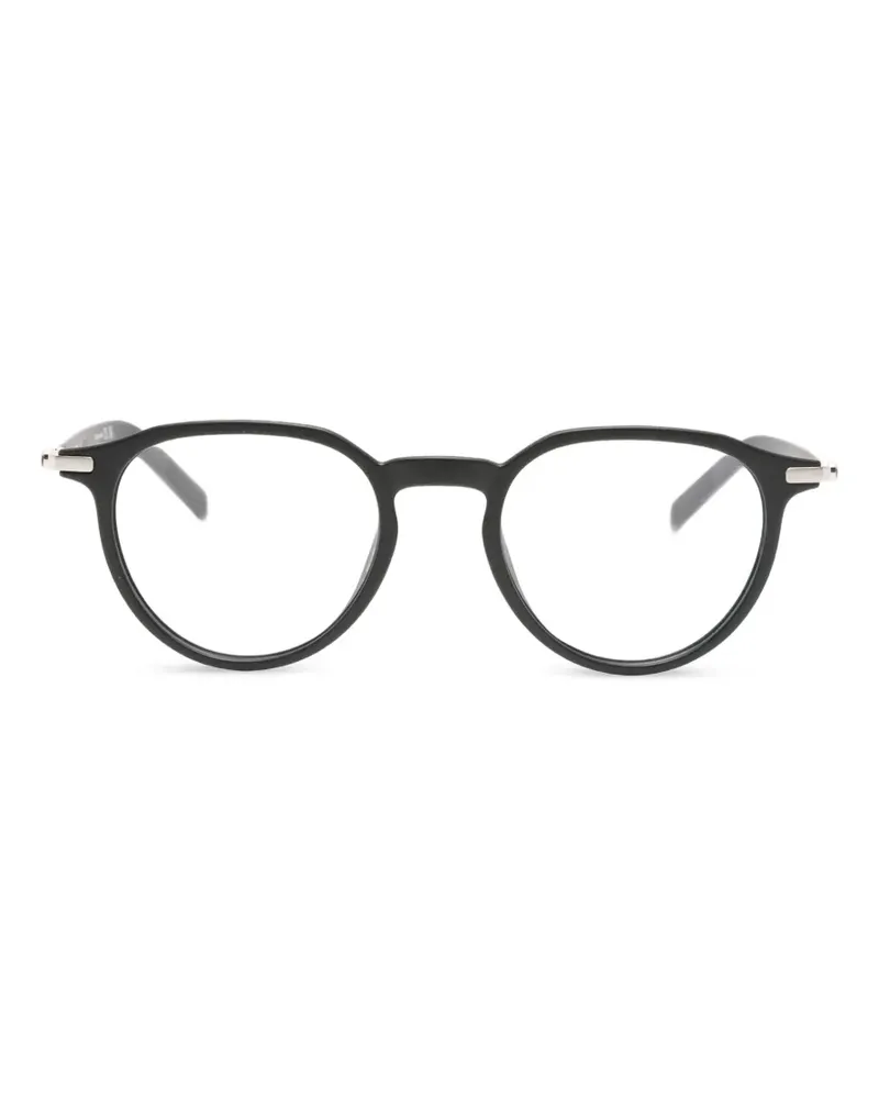 Montblanc geometric-frame glasses - Schwarz Schwarz
