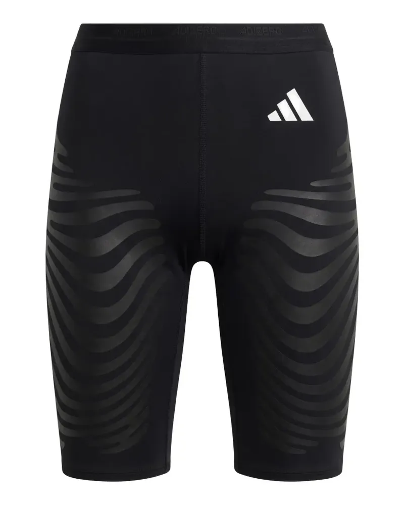 adidas Shorts mit Wellen-Logo - Schwarz Schwarz