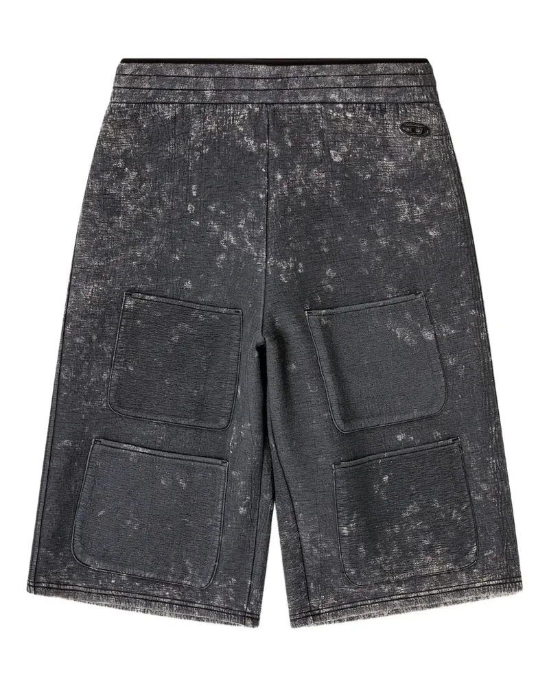 Diesel S-Typ patch-pocket shorts - Schwarz Schwarz