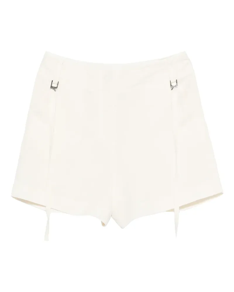 Patrizia Pepe belt-loop pocket shorts - Nude Nude