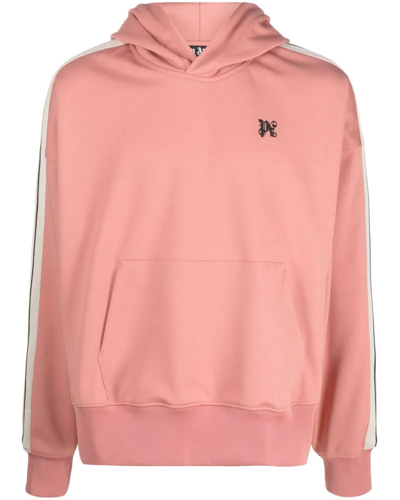 Palm Angels Hoodie mit Monogramm-Stickerei - Rosa Rosa