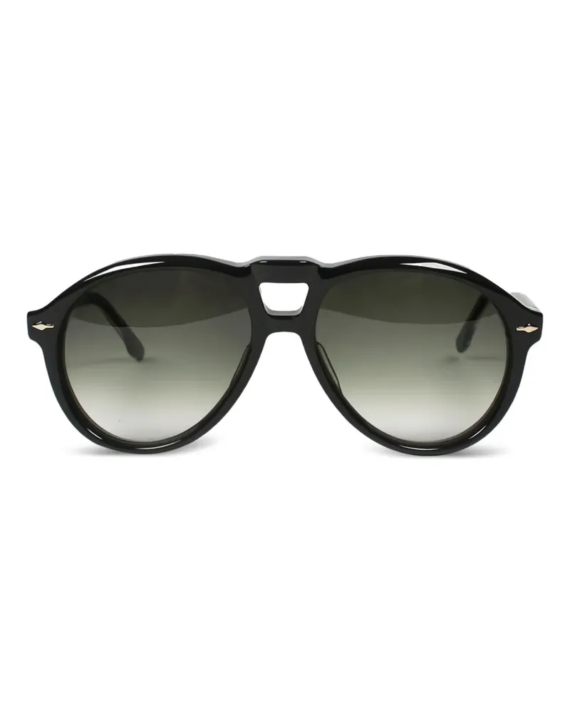 Jacques Marie Mage Mage Pilotenbrille - Schwarz Schwarz