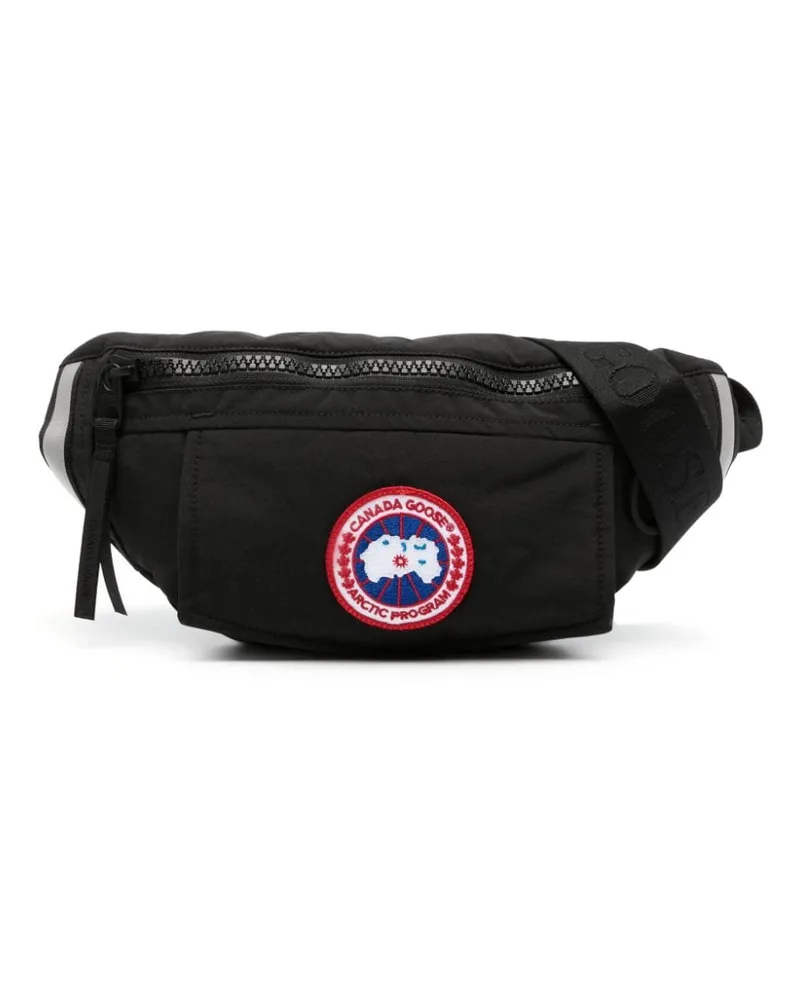 Canada Goose Gürteltasche mit Logo-Patch - Schwarz Schwarz