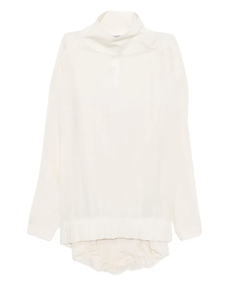 Jean Paul Gaultier Bluse im Layering-Look - Nude Nude