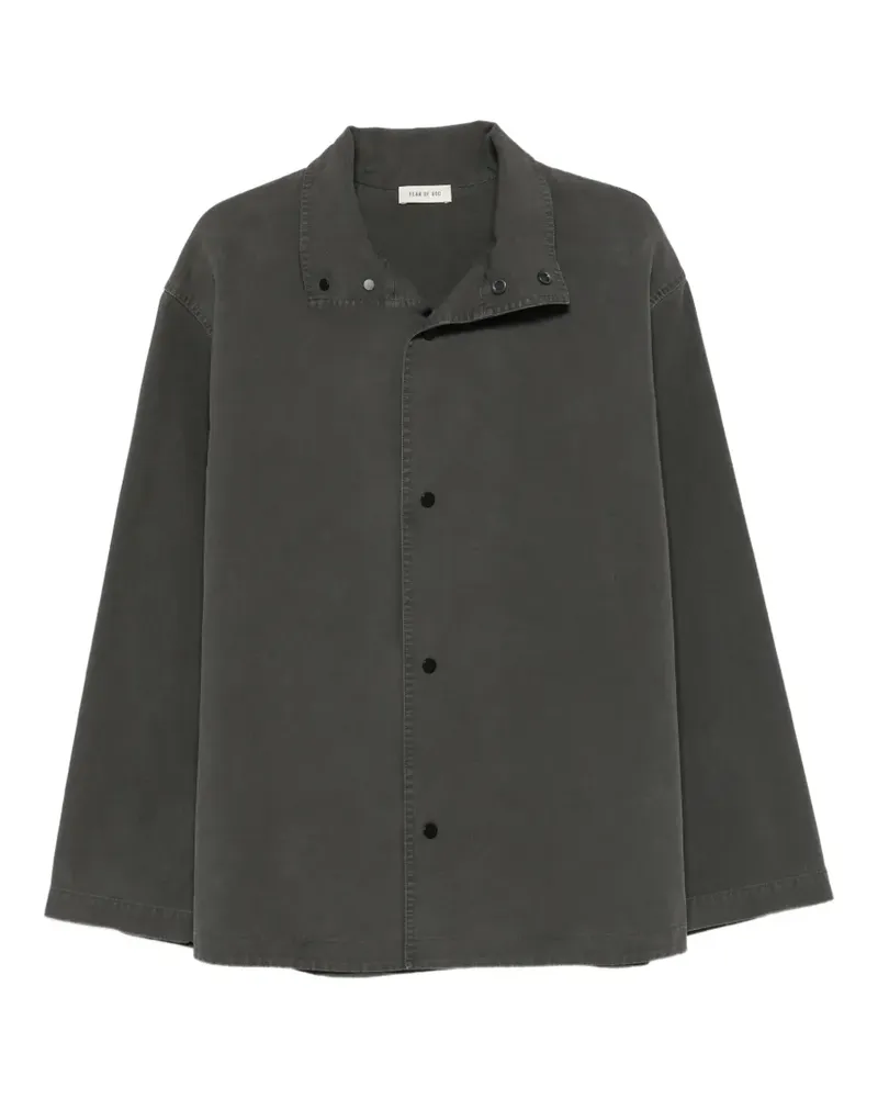 Fear of God Jacke mit Stehkragen und Druckknöpfen - Grau Grau