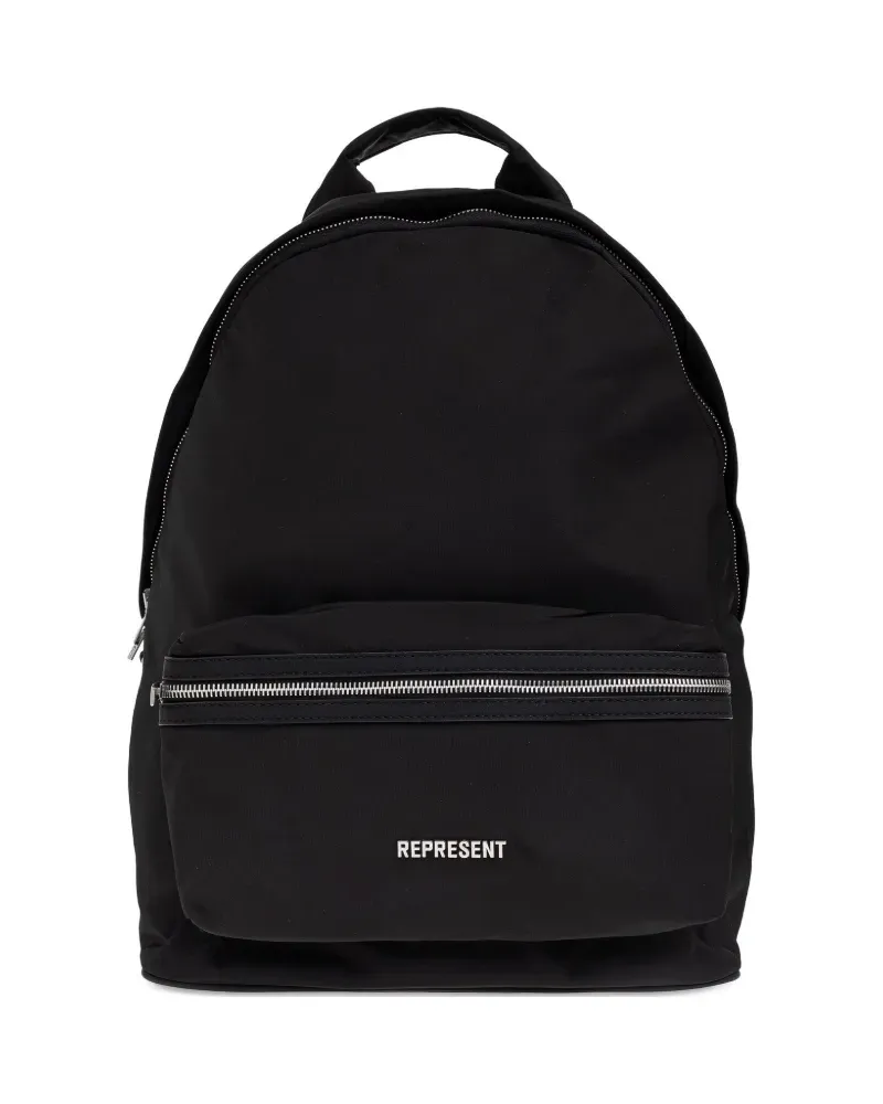 REPRESENT zip-pocket backpack - Schwarz Schwarz