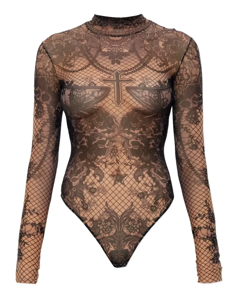 Dsquared2 Body mit grafischem Print - Braun Braun