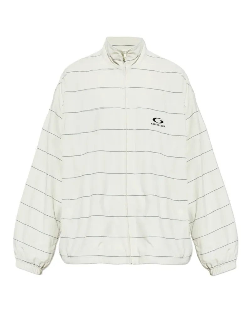 Balenciaga Gestreifte Jacke - Nude Nude