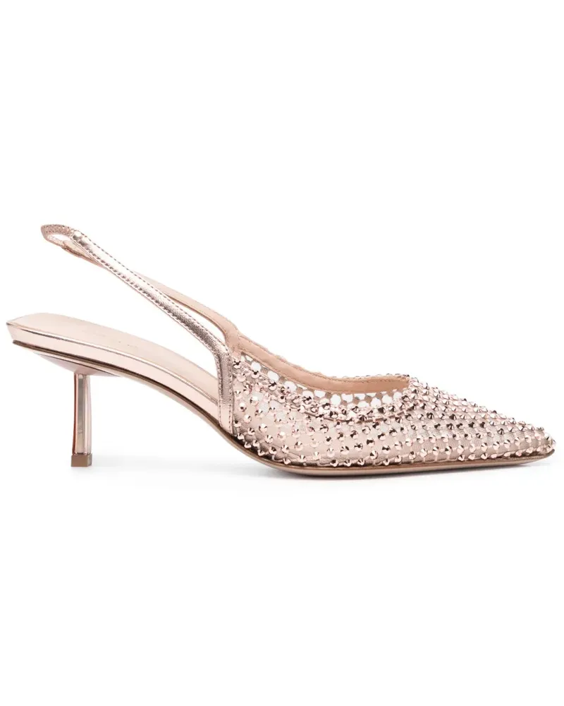 Le Silla Spitze Pumps mit Nieten - Rosa Rosa
