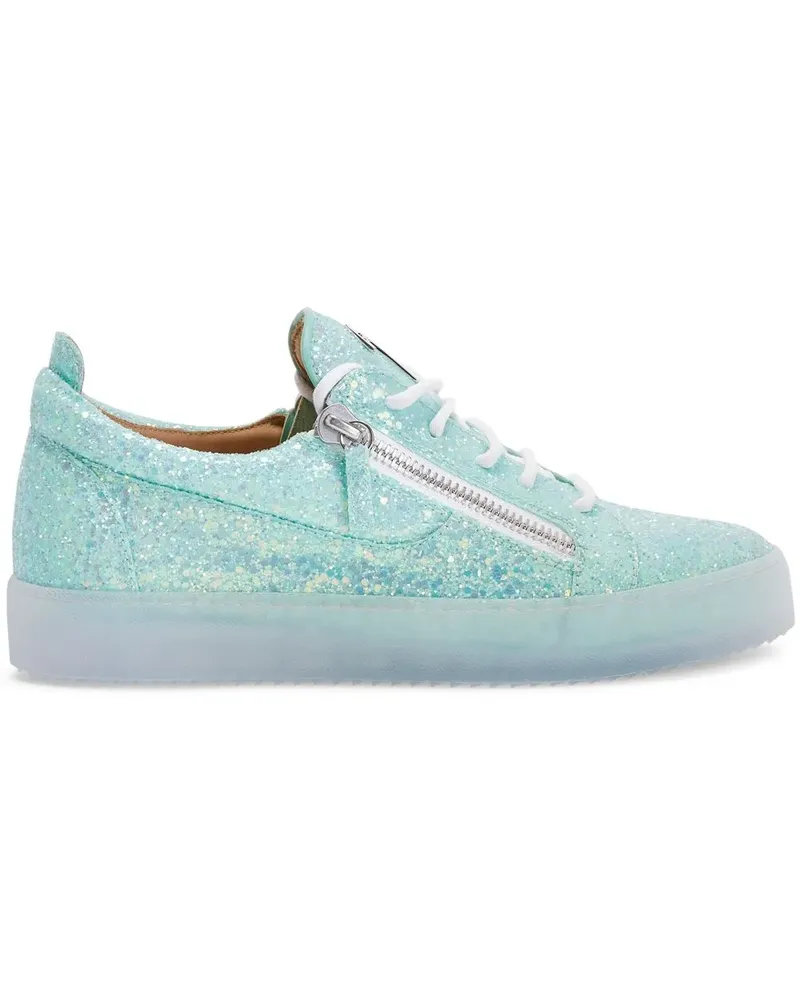 Giuseppe Zanotti Sneakers mit Glitter - Blau Blau