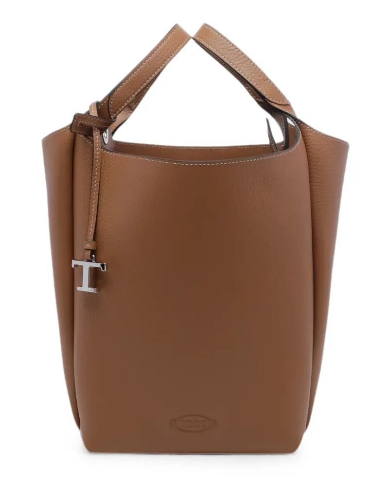 TOD'S Beuteltasche aus Leder - Braun Braun