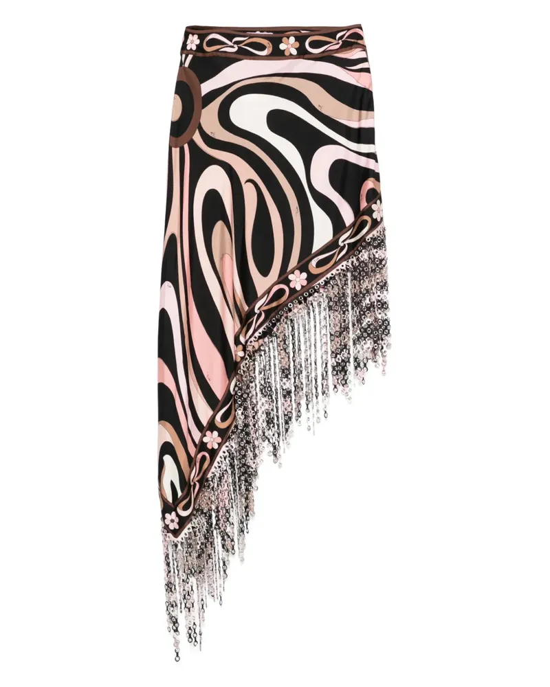 Emilio Pucci Rock mit Pailletten - Schwarz Schwarz
