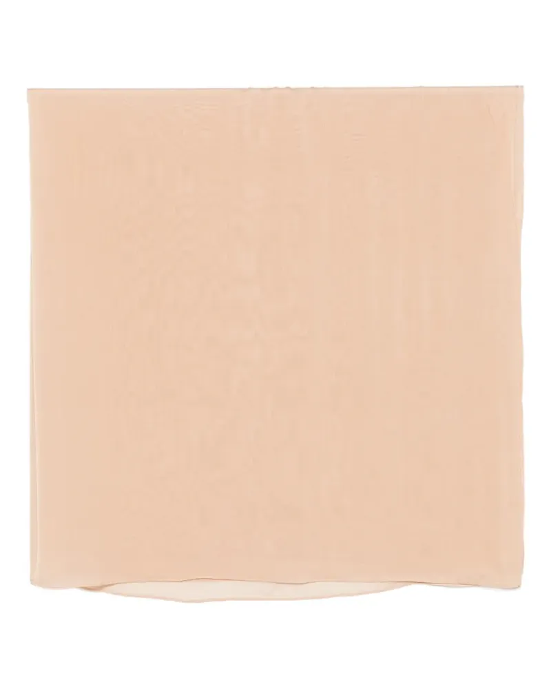 ALYSI sheer-finish scarf - Nude Nude