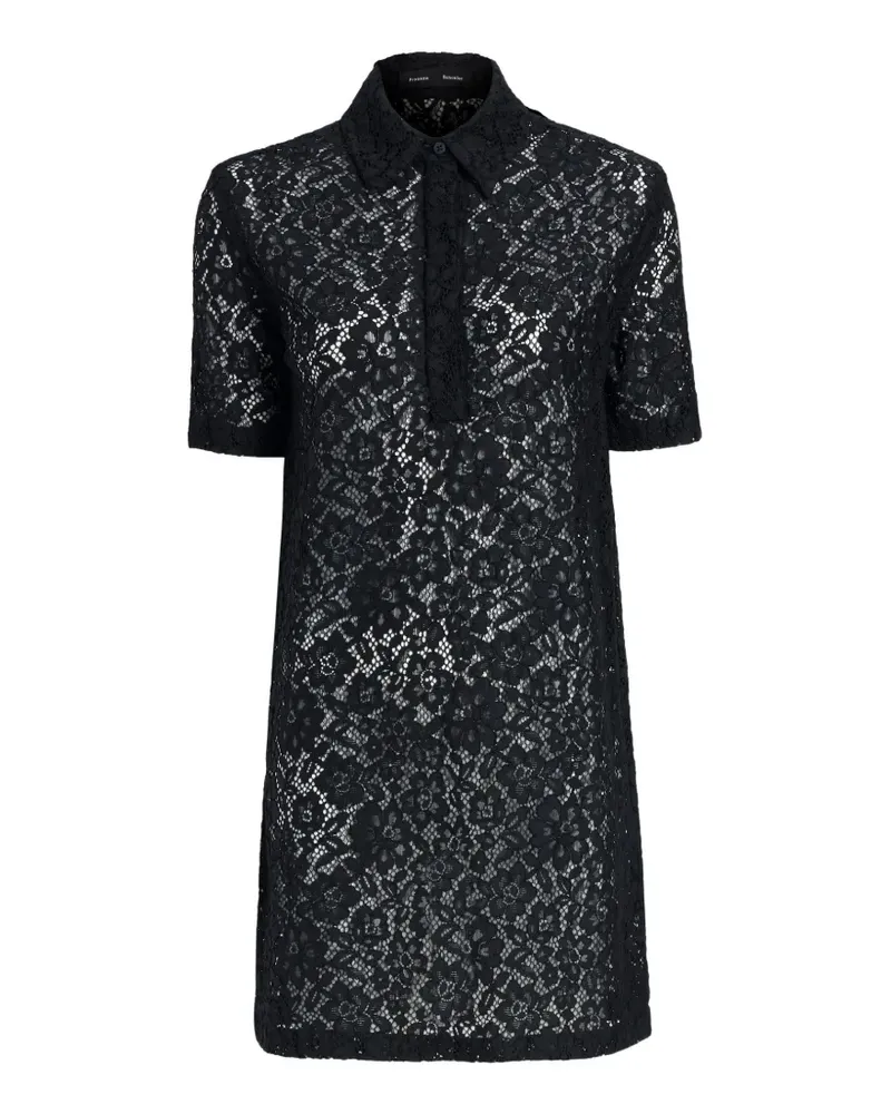 Proenza Schouler Rainer Minikleid - Schwarz Schwarz