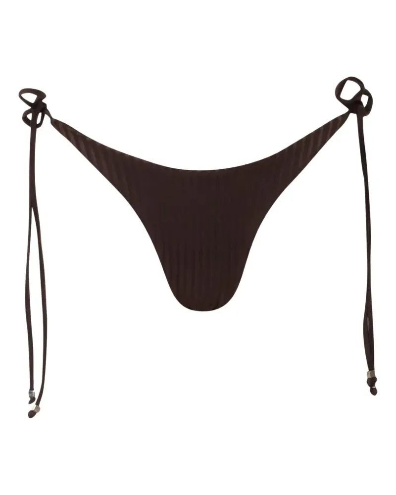Baobab Collection Roma ribbed bikini bottoms - Braun Braun