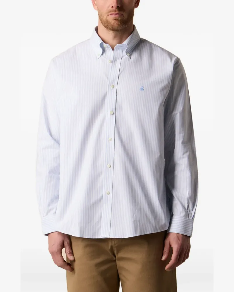 Brooks Brothers striped button-down shirt - Weiß Weiß