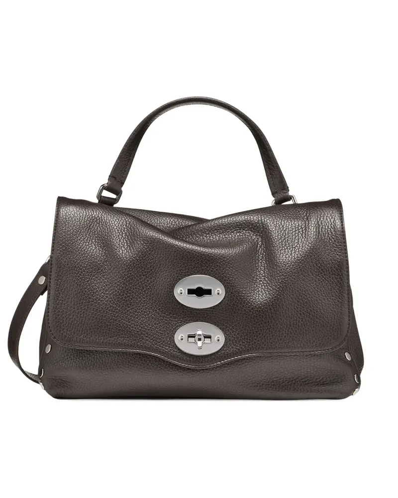 Zanellato Postina leather shoulder bag - Braun Braun