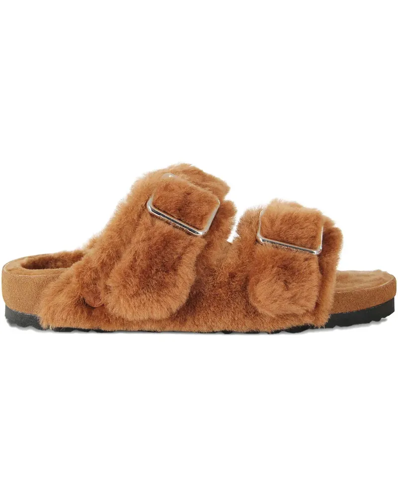 Birkenstock Arizona buckle strap slippers - Braun Braun