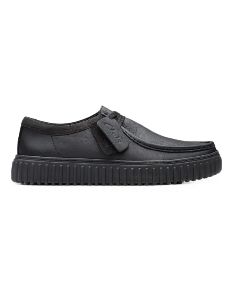 Clarks Torhill Lo leather Derby shoes - Schwarz Schwarz