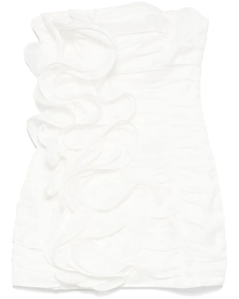 Charo Ruiz Orbet Minikleid - Weiß Weiß