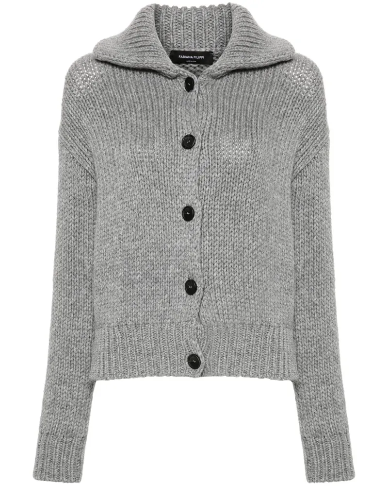 Fabiana Filippi Platinum Cardigan - Grau Grau