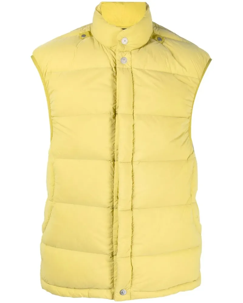 Stone Island Gefütterte Weste - Grün Grün