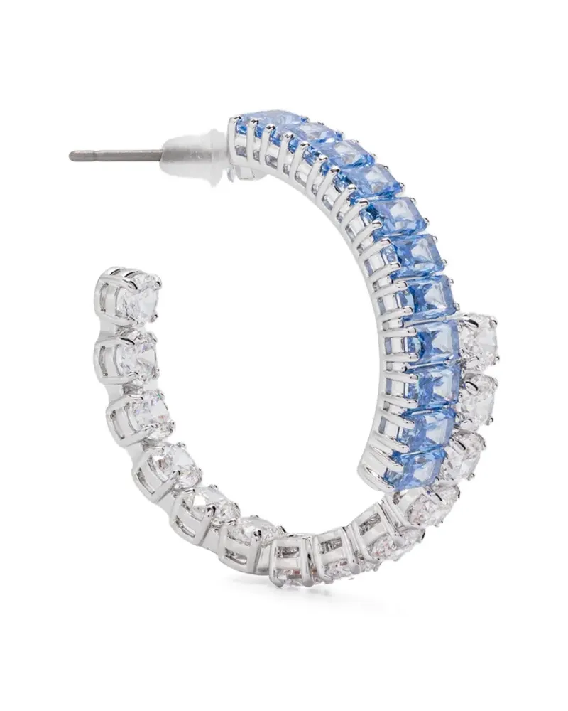 Swarovski Matrix Ohrringe - Silber Silber