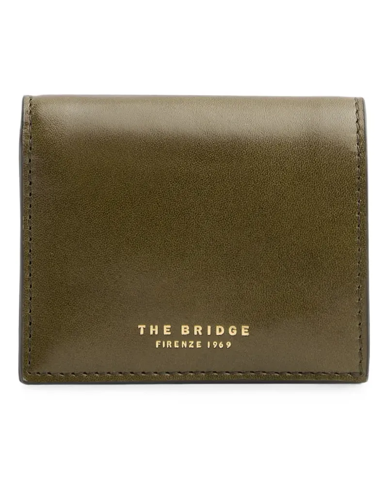 The Bridge Lara Portemonnaie mit Logo-Print - Grün Grün