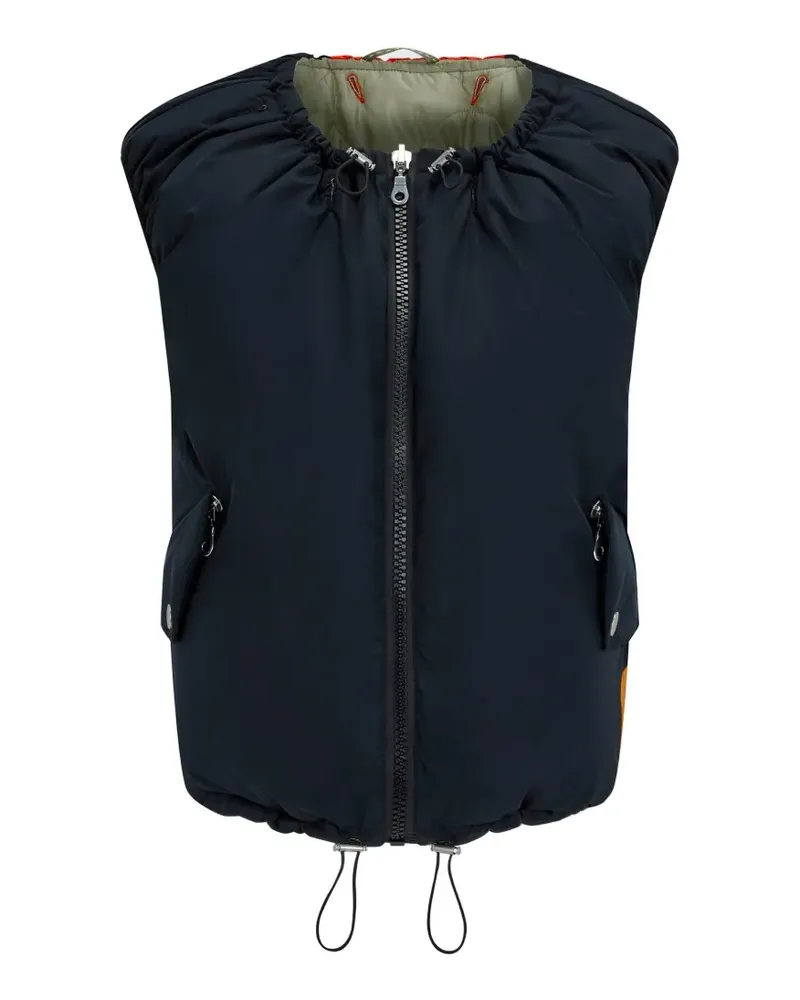 Perfect Moment x Marfa Stance reversible quilted ski vest - Schwarz Schwarz