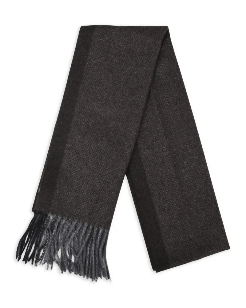 Pal Zileri fringed-edge scarf - Braun Braun