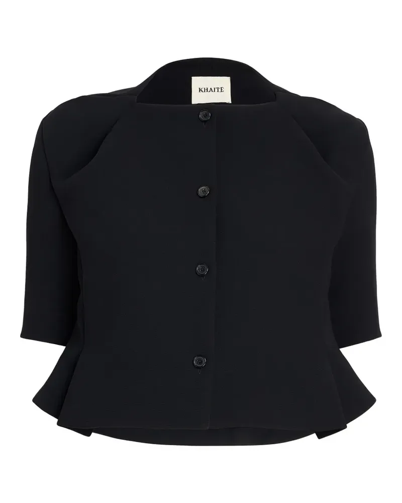 KHAITE Franc-Jacke - Schwarz Schwarz