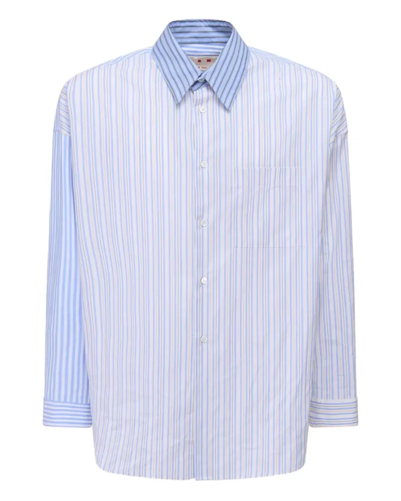 Marni Gestreiftes Hemd - Blau Blau