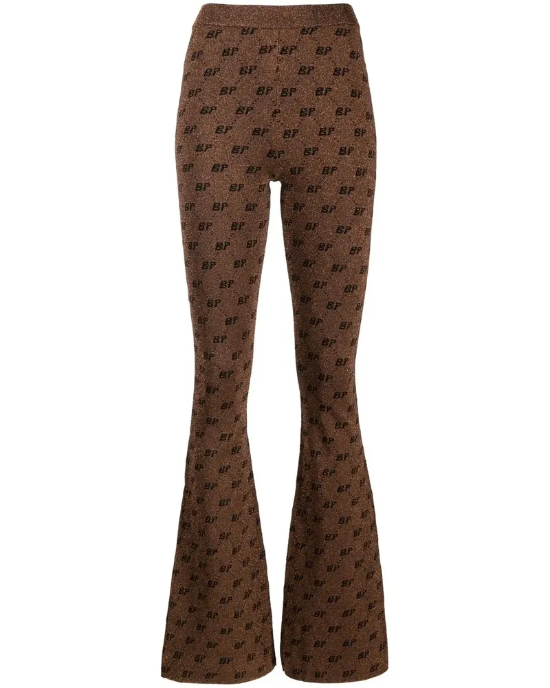 Baum und Pferdgarten Ausgestellte Hose mit Logo-Print - Braun Braun