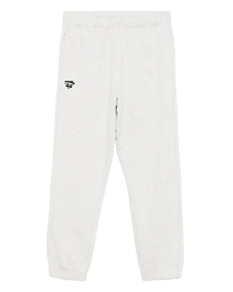 BAPE Hose mit Logo-Patch - Grau Grau