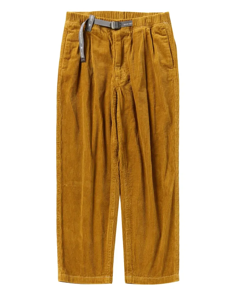 and wander Hose aus Cord - Gelb Gelb