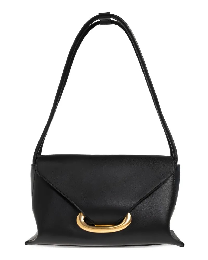 WANDLER Veneto Tote Bag mit abgerundetem Henkel - Schwarz Schwarz