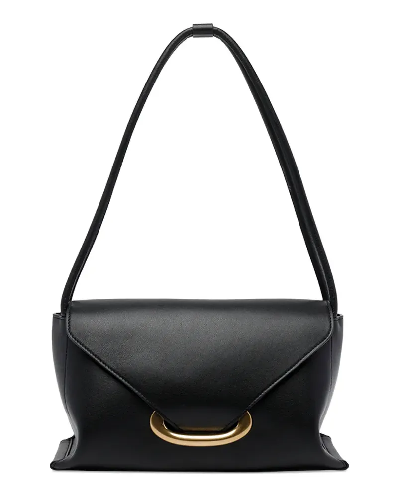 WANDLER Veneto Tote Bag mit abgerundetem Henkel - Schwarz Schwarz