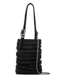 Benedetta Bruzziches Mini-Tasche mit Strass Schwarz