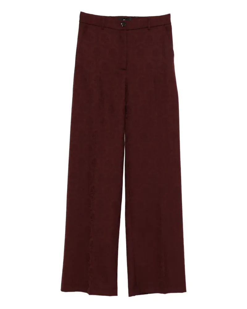 Etro patterned trousers - Rot Rot