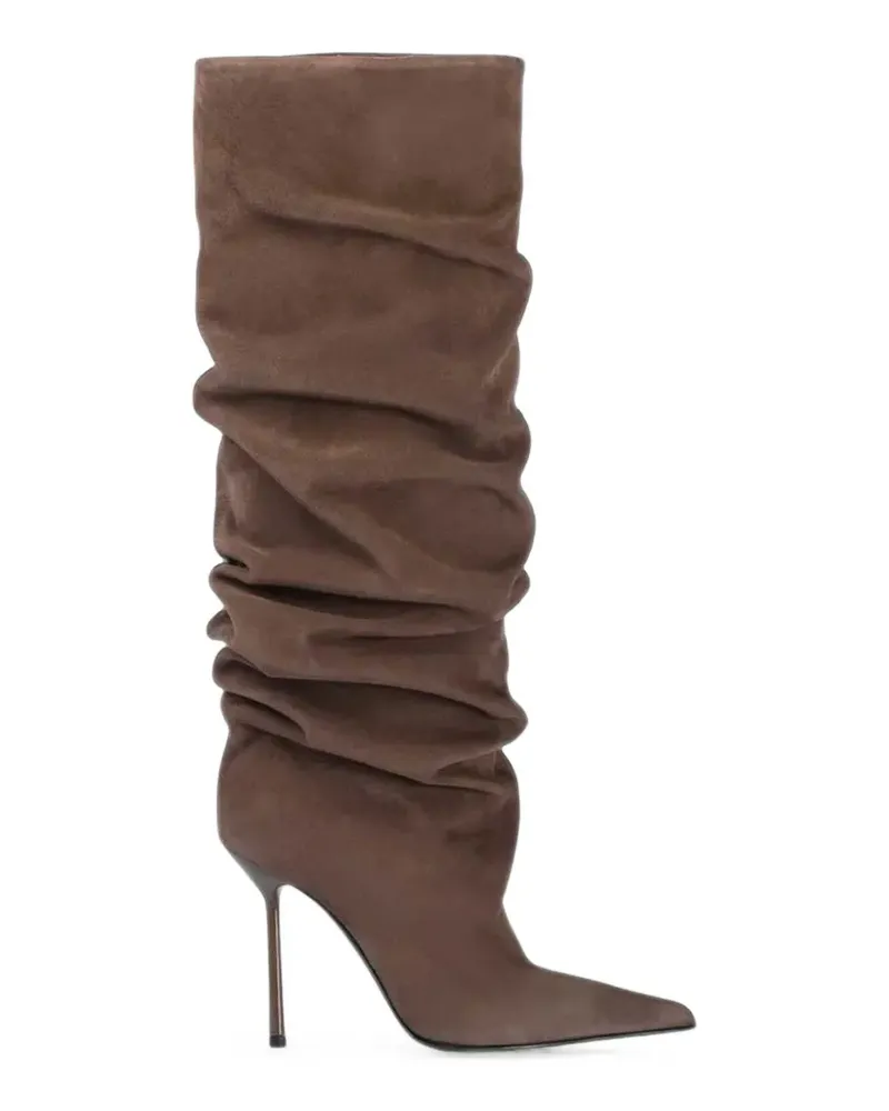 Le Silla Bella Stiefel mit Raffungen - Braun Braun