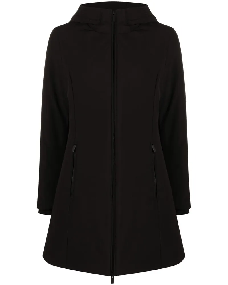 Woolrich Daunen-Regenmantel - Schwarz Schwarz