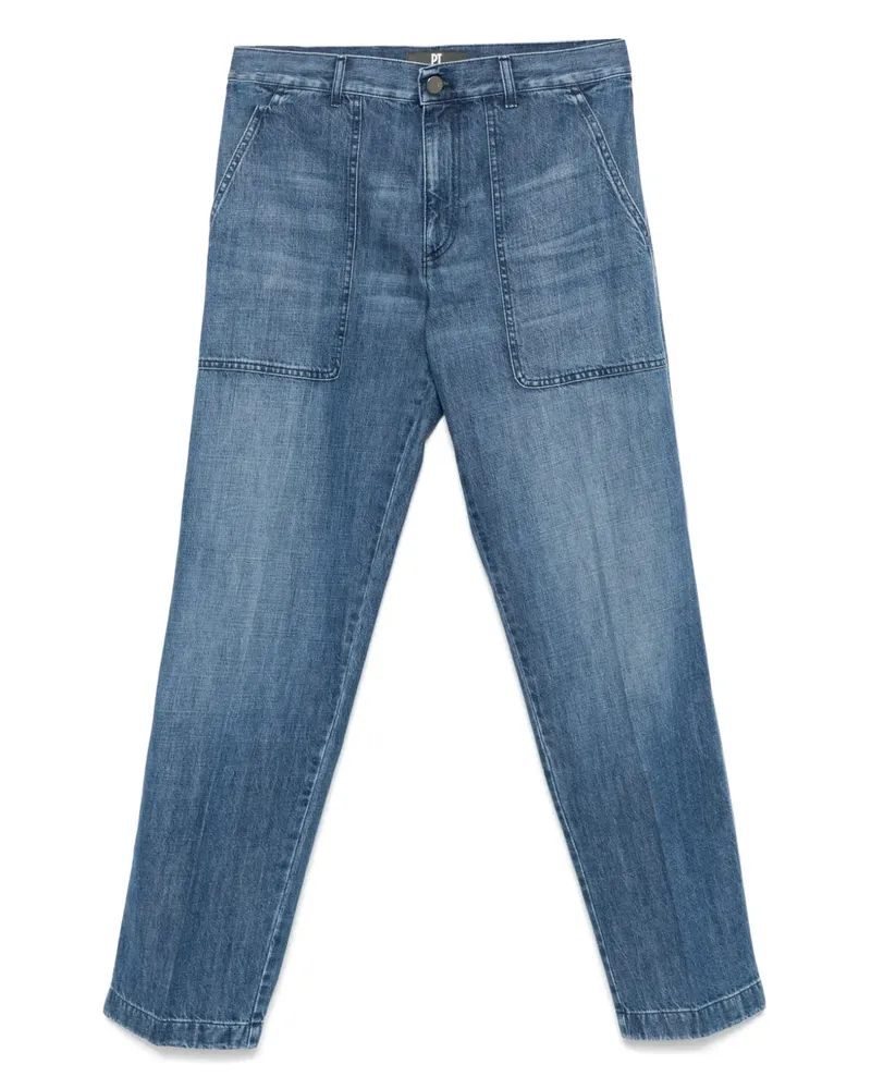 PT TORINO Industrial Jeans - Blau Blau