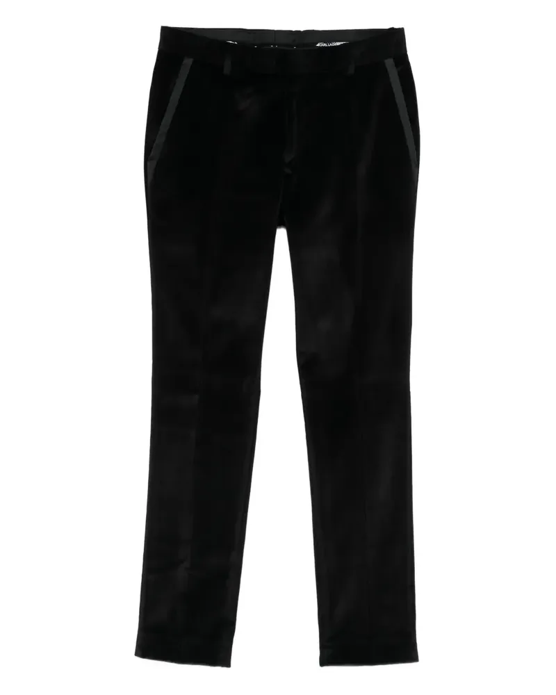 Karl Lagerfeld Hose mit Streifen - Schwarz Schwarz