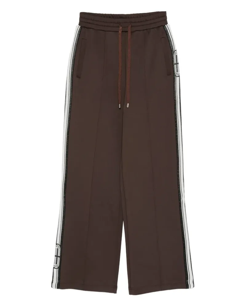 Maje Jogginghose mit Kordelzug - Braun Braun