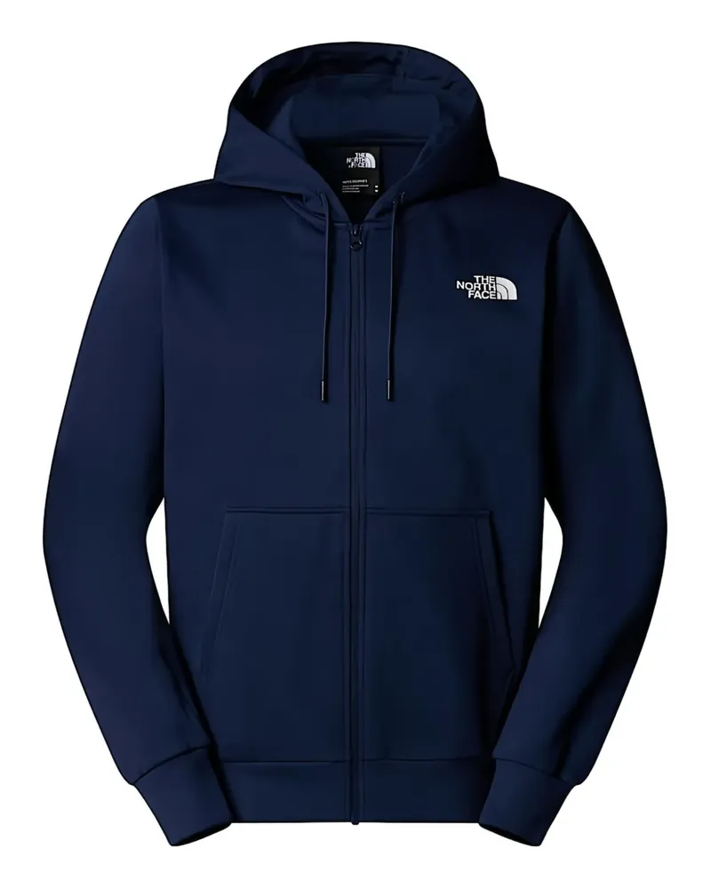 The North Face zip simple dome hoodie - Blau Blau