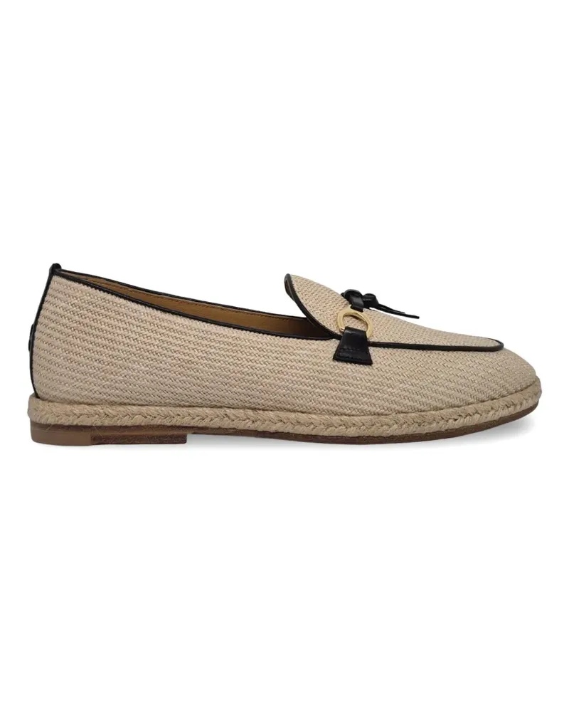 Henderson Gewebte Talia Loafer mit Quasten - Nude Nude