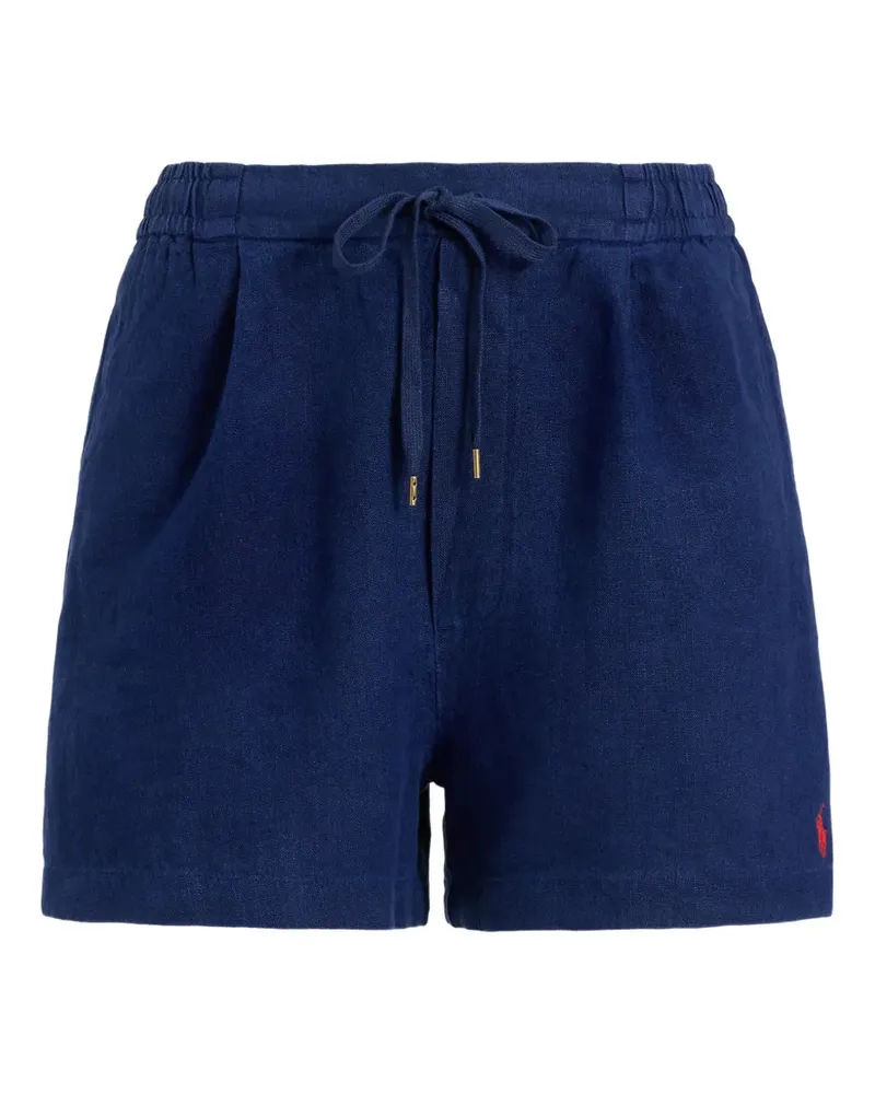 Ralph Lauren linen drawstring shorts - Blau Blau