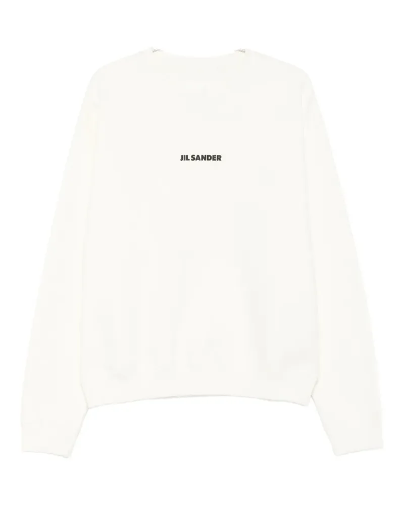Jil Sander logo-print sweater - Nude Nude